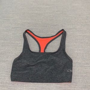 Reversible sports bra